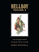 Hellboy - Library Edition Volume 02 The Chained Coffin and The Right Hand of Doom Hardcover Book