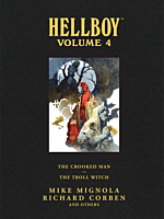 Hellboy - Library Edition Volume 04 The Crooked Man and The Troll Witch Hardcover Book