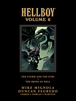 Hellboy - Library Edition Volume 06 The Storm and the Fury and The Bride of Hell Hardcover Book