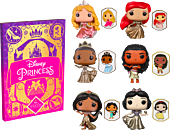 Disney Princess - Snow White, Moana, Tiana, Ariel, Jasmine & Aurora Gold Ultimate Princess Pop! Vinyl Bundle (Set of 6 + Pin Book) (Funko / Popcultcha Exclusive)