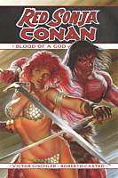 Red Sonja / Conan - Blood of a God Hardcover Book