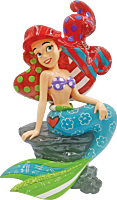 The Little Mermaid - Ariel on Rock 6.5” Statue by Romero Britto