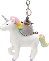 Pusheen - Fancy Pusheen & Unicorn 8” Deluxe Plush Keychain | Popcultcha