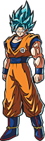 Dragon Ball FighterZ - Super Saiyan God Super Saiyan Goku FigPin Enamel Pin