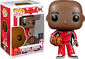 NBA Basketball - Michael Jordan in Red Warm-Up Suit Pop! Vinyl Figure