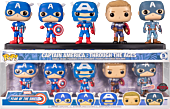 Marvel: Year Of The Shield - Captain America Through the Ages Pop! Vinyl Figure 5-Pack