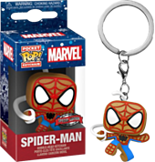 Marvel: Holiday - Spider-Man Gingerbread Pocket Pop! Vinyl Keychain