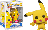 Pokemon - Pikachu Waving Flocked Pop! Vinyl Figure