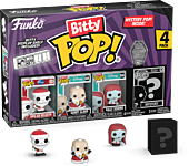 The Nightmare Before Christmas - Santa Jack, Sandy Claws, Sally Sewing & Mystery Bitty Pop! Vinyl Figure 4-Pack