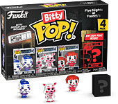 Five Nights at Freddy's - Ballora, Funtime Foxy, Baby & Mystery Bitty Pop! Vinyl Figure 4-Pack