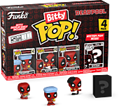 Deadpool - Deadpool (Bathtime), Deadpool (Flamenco), Deadpool (Supper Hero) & Mystery Bitty Pop! Vinyl Figure 4-Pack