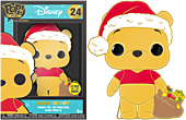 Disney - Holiday Winnie the Pooh Glow-in-the-Dark 4" Pop! Enamel Pin