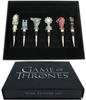Game of Thrones - House Sigil Wine Stoppers (Set of 6) by Factory Entertainment