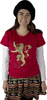 Game of Thrones - Lannister House Sigil Red Female T-Shirt