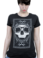 J!nx - Gothic Nerd Limited Edition Black Female T-Shirt