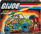 G.I. Joe - Crankcase with A.W.E. Striker Retro 3.75” Scale Action Figure Vehicle Playset