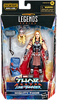 Thor 4: Love and Thunder - Mighty Thor (Jane Foster) Marvel Legends 6” Scale Action Figure (Korg Build-A-Figure)