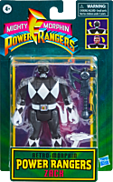 Mighty Morphin Power Rangers - Black Ranger (Zack) Retro-Morphin Fliphead 6” Action Figure