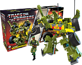 Transformers x G.I. Joe - Bumblebee A.W.E. Striker & Lonzo “Stalker” Wilkinson Collaborative Mash-Up 3.75” Action Figure 2-Pack