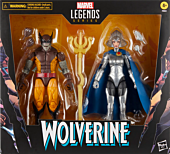 Wolverine - Wolverine & Lilandra Neramani 50th Anniversary Marvel Legends 6" Scale Action Figure 2-Pack