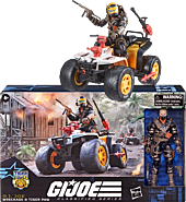 G.I. Joe - Tiger Force Wreckage & Tiger Paw ATV Classified Series 6" Scale Action Figure Vehicle Playset