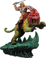 Masters of the Universe - He-Man & Battle Cat Classic Deluxe 23” Maquette Statue