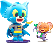 Tom & Jerry - Tom & Jerry as Batman and the Joker WB100 Cosbaby (S) Hot Toys Figure 2-Pack