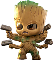 Guardians of the Galaxy Vol. 3 - Groot (Battling Version) Cosbaby (S) Hot Toys Figure
