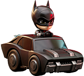 The Batman (2022) - Batman and Batmobile Cosbaby (S) Hot Toys Figure Set