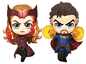 Doctor Strange in the Multiverse of Madness - Doctor Strange & Scarlet Witch Cosbaby (S) Hot Toys Figure Set