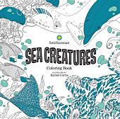 Smithsonian - Sea Creatures Colouring Book by Rachel Curtis Paperback