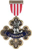The Wizard of Oz - The Cowardly Lion Courage Medal 7” Prop Replica