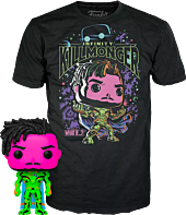 What If…? - Infinity Killmonger Blacklight Pop! Vinyl Figure & T-Shirt Box Set
