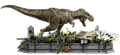 Jurassic Park - T-Rex & Donald Gennaro 1/10th Scale Diorama Statue