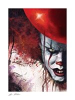 IT - Pennywise: Truth or Dare Fine Art Print by Marco Mastrazzo