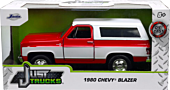 Just Trucks - Red & White 1980 Chevy Blazer 1/32 Scale Die-Cast Vehicle Replica