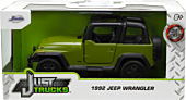 Just Trucks - Green 1992 Jeep Wrangler 1/32 Scale Die-Cast Vehicle Replica