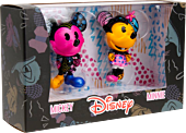 Disney - Mickey & Minnie Mouse Metalfigs Next Level Collector 4" Die-Cast Figure 2-Pack