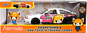 Aggretsuko - Aggretsuko & 1986 Toyota Trueno (AE86) 1/24th Scale Die-Cast Vehicle