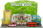 Hollywood 100 -  Hollywood Sign 100th Anniversary featuring the Walk of Fame Nano Scene 1.65" Scale Die-Cast Diorama