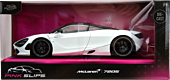 Pink Slips - White McLaren 720S 1/24th Scale Die-Cast Vehicle Replica