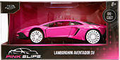Pink Slips - Pink 2017 Lamborghini Aventador SV 1/32 Scale Die-Cast Vehicle Replica