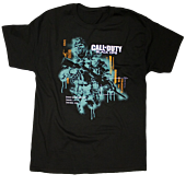 Call of Duty - Black Ops Classified Black Male T-Shirt