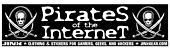 Pirates on the Internet Sticker