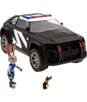 Judy’s Police Cruiser 3” Action Figure Set 