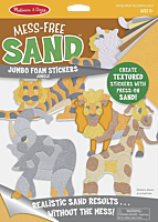 Melissa and Doug | Mess Free Jungle Sand Foam Stickers | Popcultcha | Cultcha Kids