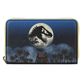 Jurassic Park - Dino Moon 30th Anniversary Glow in the Dark 4” Zip-Around Wallet 