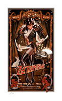 Justice League - Zatanna: Mistress of Magic Fine Art Print by John Keaveney
