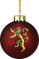 Game of Thrones - Lannister House Crest Rounded Decal Ball Christmas Ornament