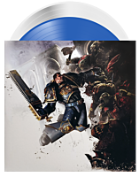 Warhammer 40,000: Space Marine - Original Video Game Soundtrack by Cris Velasco & Sascha Dikiciyan 2xLP Vinyl Record (Blue / White Coloured Vinyl)